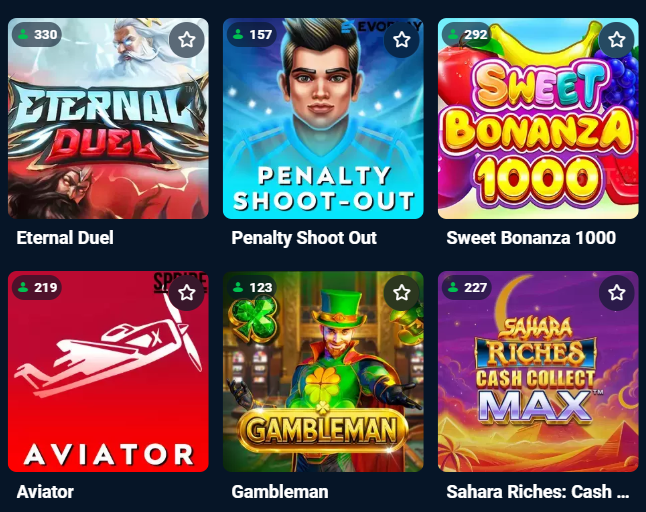 Bonobo Casino slots lobby overview